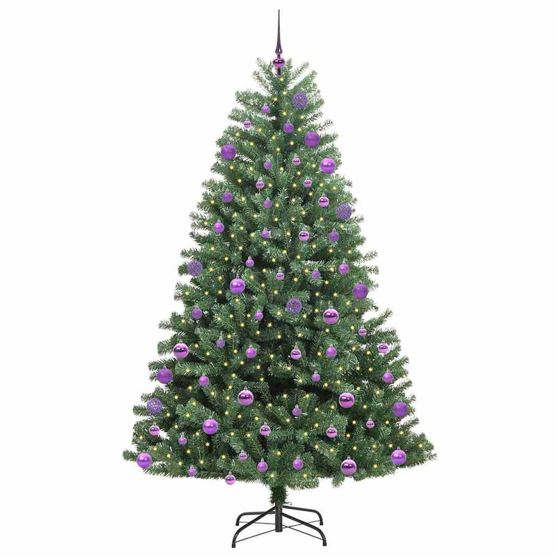 Load image into Gallery viewer, Vidaxl kunstmatige inklapbare kerstboom groen 180 cm pvc en metaal

