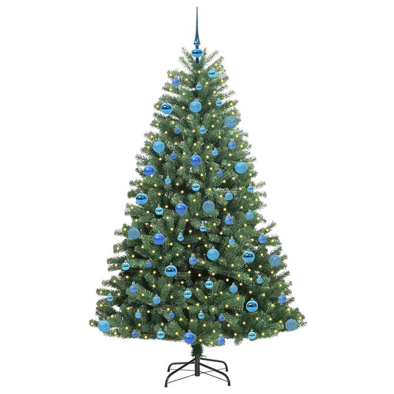 Load image into Gallery viewer, Vidaxl kunstmatige inklapbare kerstboom groen 180 cm pvc en metaal
