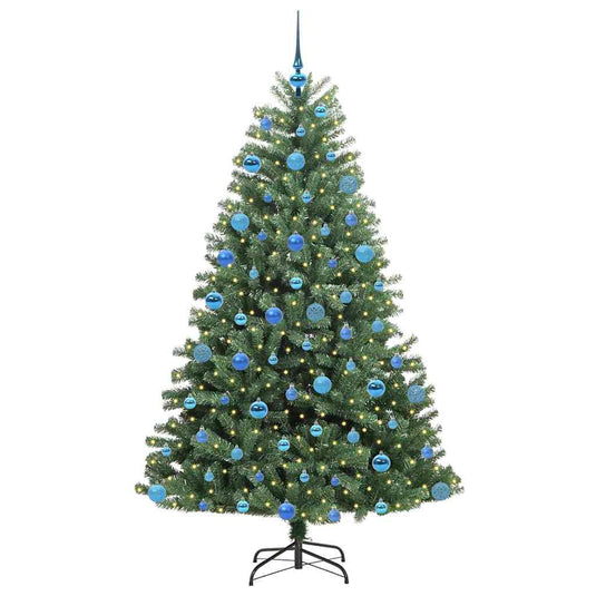 Vidaxl kunstmatige inklapbare kerstboom groen 180 cm pvc en metaal