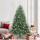 Vidaxl kunstmatige inklapbare kerstboom groen 210 cm pvc en metaal
