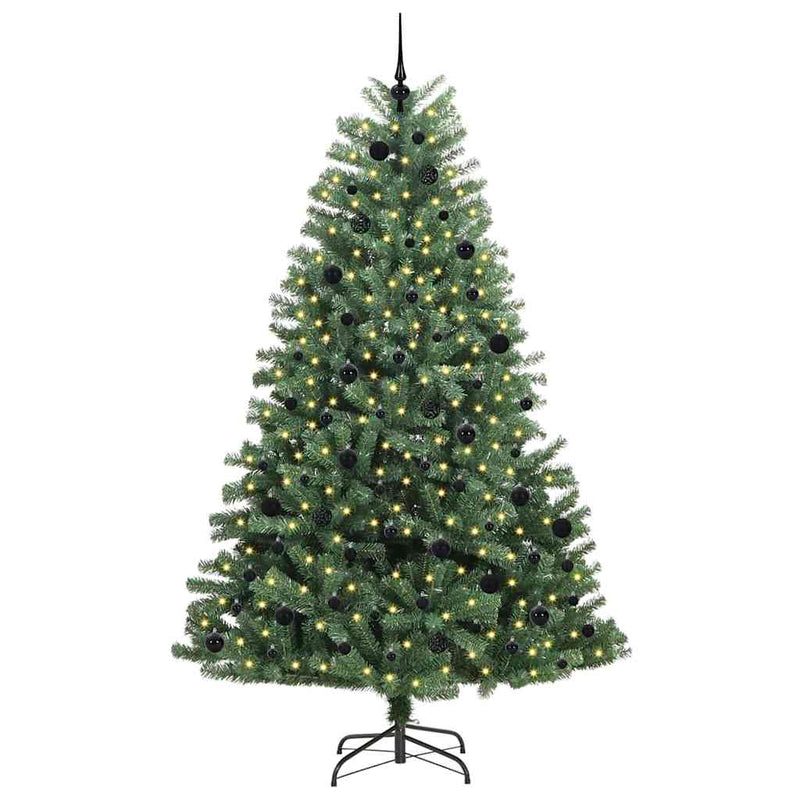 Load image into Gallery viewer, Vidaxl kunstmatige inklapbare kerstboom groen 240 cm pvc en metaal
