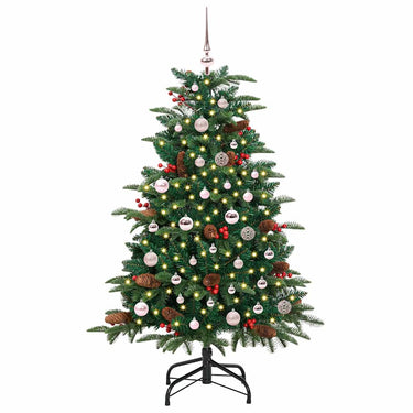 Vidaxl kunstkerstboom groen 150 cm pvc en metaal en plastic