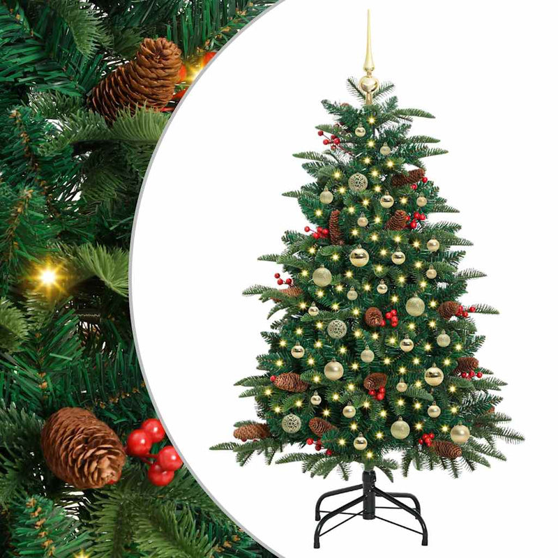 Load image into Gallery viewer, Vidaxl kunstkerstboom groen 150 cm pvc en metaal en plastic
