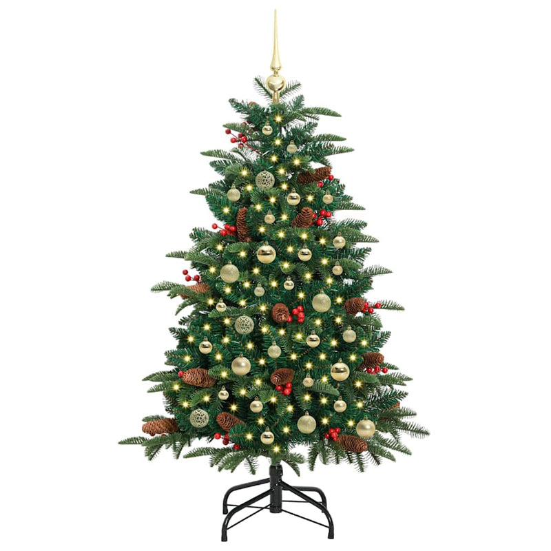 Load image into Gallery viewer, Vidaxl kunstkerstboom groen 150 cm pvc en metaal en plastic
