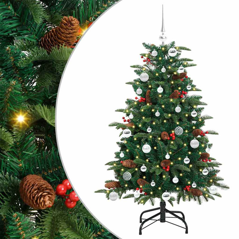 Load image into Gallery viewer, Vidaxl kunstkerstboom groen 150 cm pvc en metaal en plastic

