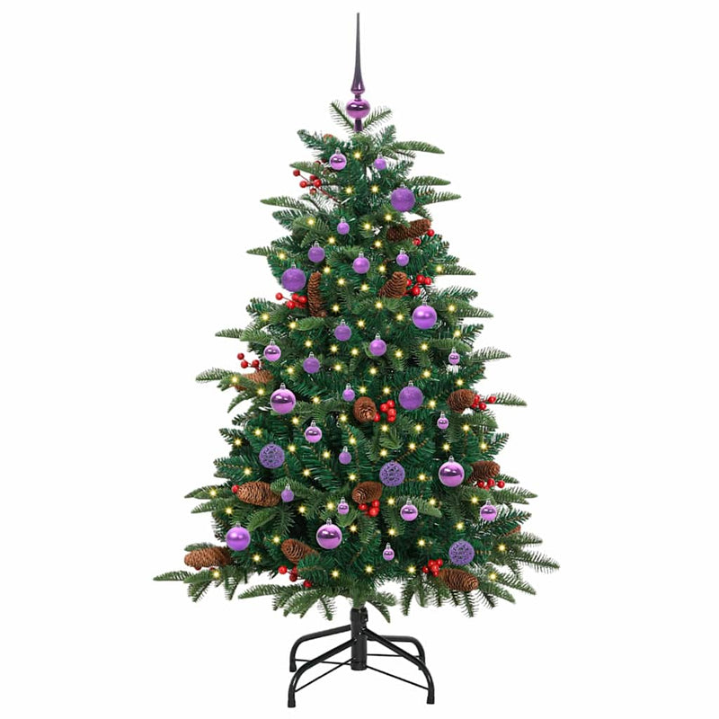 Load image into Gallery viewer, Vidaxl kunstkerstboom groen 150 cm pvc en metaal en plastic
