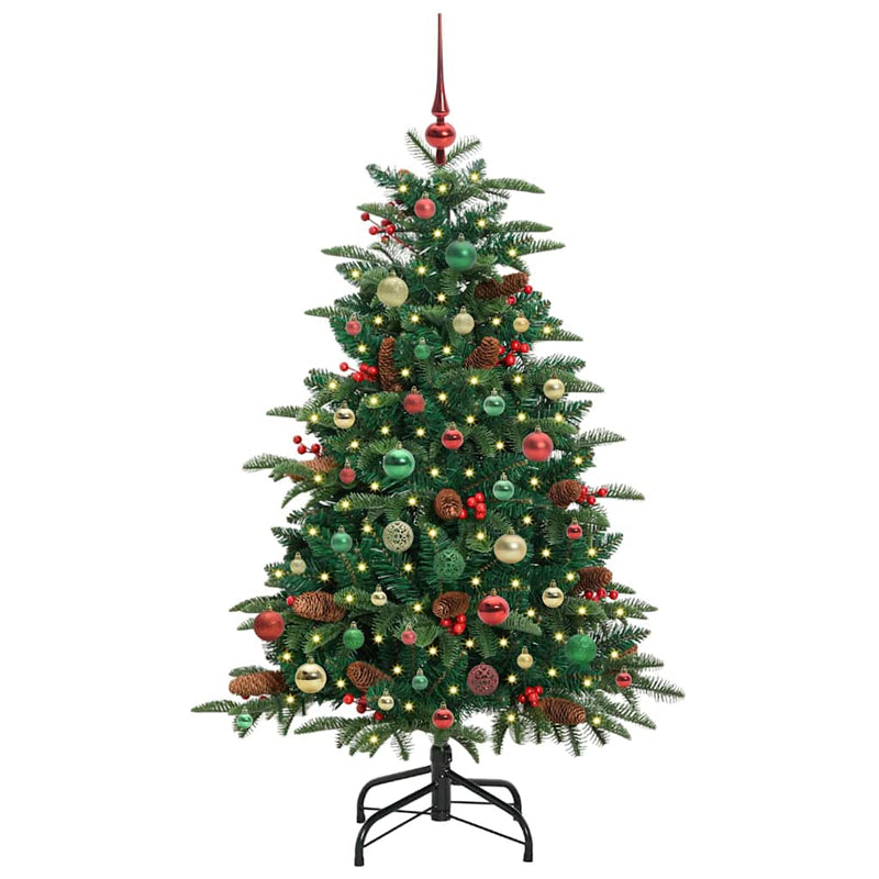 Load image into Gallery viewer, Vidaxl kunstkerstboom groen 150 cm pvc en metaal en plastic
