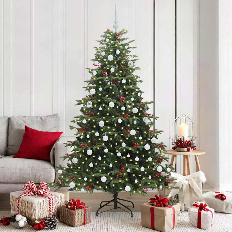 Load image into Gallery viewer, Vidaxl kunstkerstboom groen 180 cm pvc en metaal en plastic
