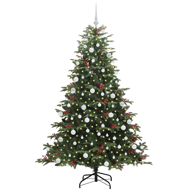 Load image into Gallery viewer, Vidaxl kunstkerstboom groen 180 cm pvc en metaal en plastic
