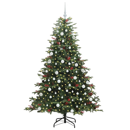 Vidaxl kunstkerstboom groen 180 cm pvc en metaal en plastic