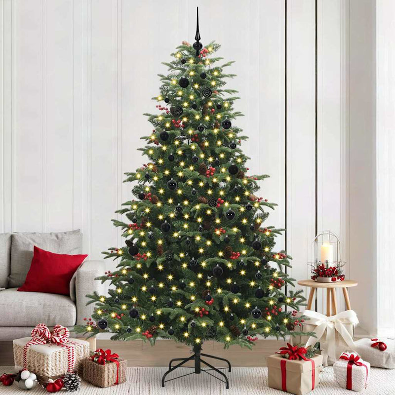 Load image into Gallery viewer, Vidaxl kunstkerstboom groen 240 cm pvc en metaal en plastic
