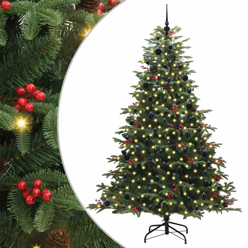 Load image into Gallery viewer, Vidaxl kunstkerstboom groen 240 cm pvc en metaal en plastic
