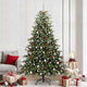 Vidaxl kunstkerstboom groen 240 cm pvc en metaal en plastic