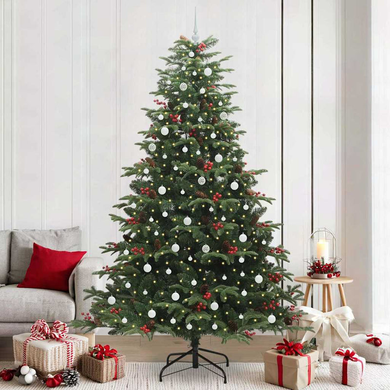 Load image into Gallery viewer, Vidaxl kunstkerstboom groen 240 cm pvc en metaal en plastic
