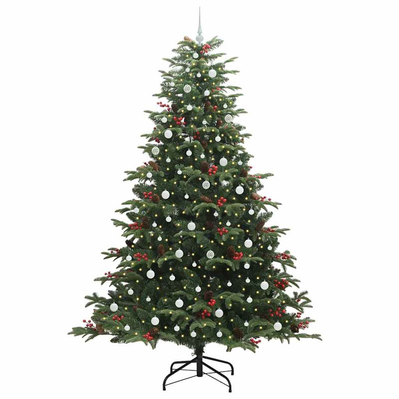 Load image into Gallery viewer, Vidaxl kunstkerstboom groen 240 cm pvc en metaal en plastic
