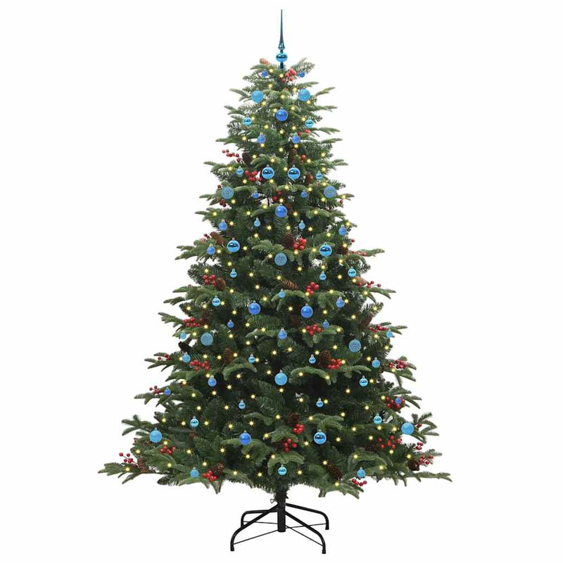 Load image into Gallery viewer, Vidaxl kunstkerstboom groen 240 cm pvc en metaal en plastic
