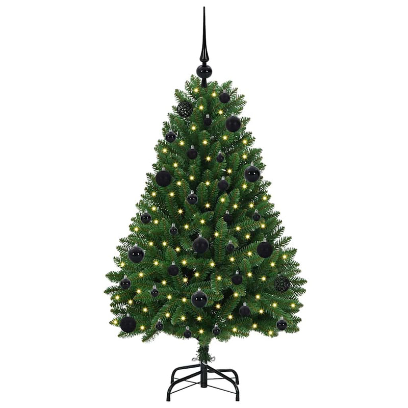 Load image into Gallery viewer, Vidaxl kunstkerstboom met 150 led groen 120 cm pvc en metaal
