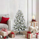 Vidaxl kunstkerstboom met 150 led groen en wit 120 cm pvc en metaal