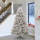 Vidaxl kunstkerstboom met 300 led groen en wit 240 cm pvc en metaal