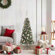 Vidaxl kunstkerstboom met 150 led groen 120 cm pvc en plastic en staal