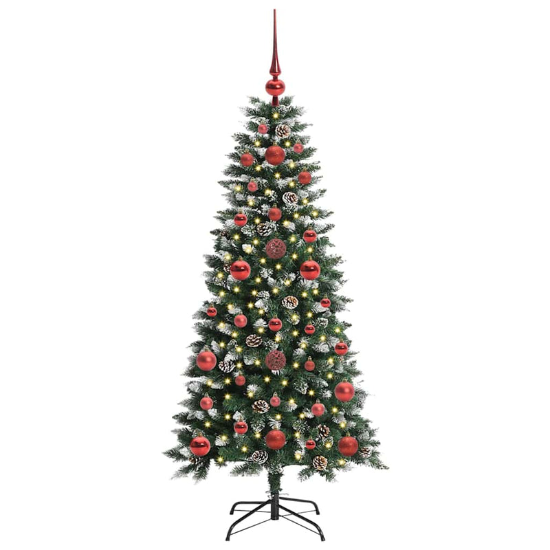 Load image into Gallery viewer, Vidaxl kunstkerstboom met 150 led groen 120 cm pvc en plastic en staal
