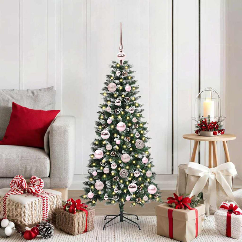 Load image into Gallery viewer, Vidaxl kunstkerstboom met 150 led groen 120 cm pvc en plastic en staal
