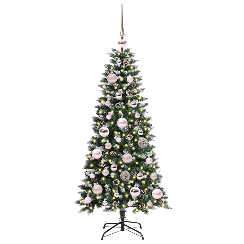 Load image into Gallery viewer, Vidaxl kunstkerstboom met 150 led groen 120 cm pvc en plastic en staal
