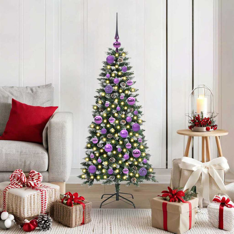 Load image into Gallery viewer, Vidaxl kunstkerstboom met 150 led groen 120 cm pvc en plastic en staal
