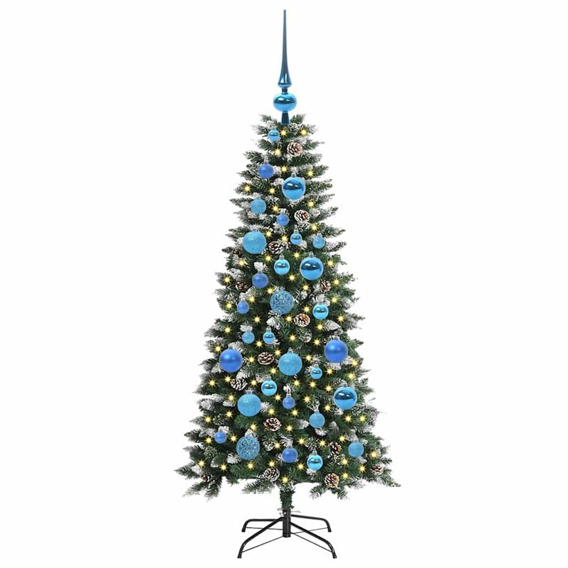 Load image into Gallery viewer, Vidaxl kunstkerstboom met 150 led groen 120 cm pvc en plastic en staal
