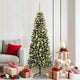 Vidaxl kunstkerstboom met 300 led groen 180 cm pvc en plastic en staal
