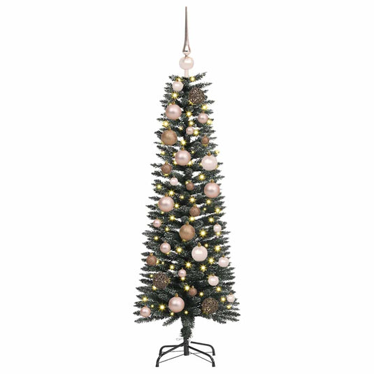 Vidaxl kunstkerstboom met 150 led groen 120 cm pvc en plastic en staal