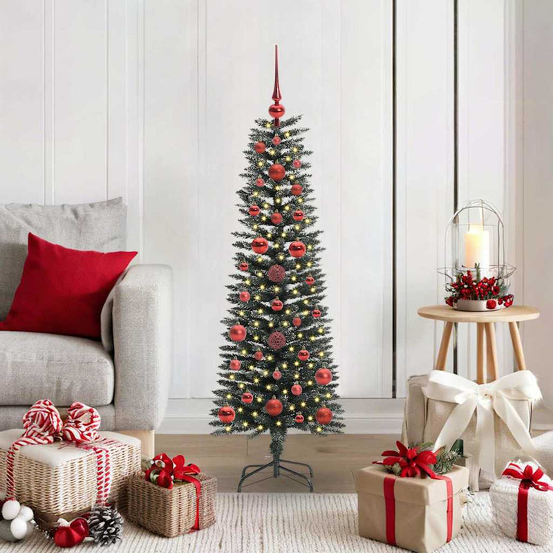 Load image into Gallery viewer, Vidaxl kunstkerstboom met 150 led groen 120 cm pvc en plastic en staal
