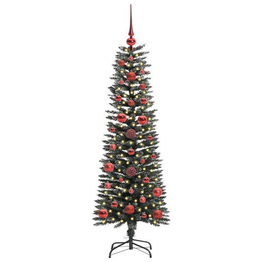 Vidaxl kunstkerstboom met 150 led groen 120 cm pvc en plastic en staal