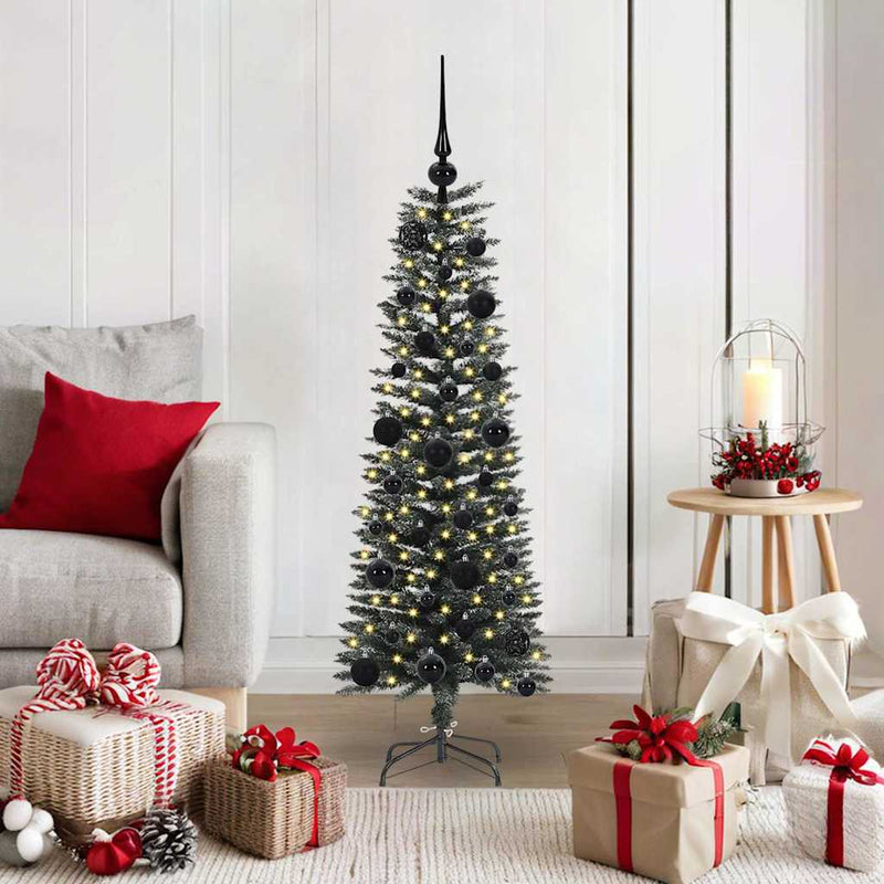Load image into Gallery viewer, Vidaxl kunstkerstboom met 150 led groen 120 cm pvc en plastic en staal
