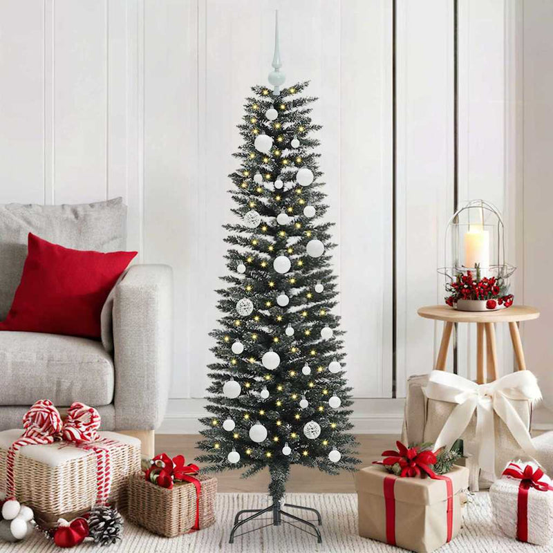Load image into Gallery viewer, Vidaxl kunstkerstboom met 150 led groen 120 cm pvc en plastic en staal
