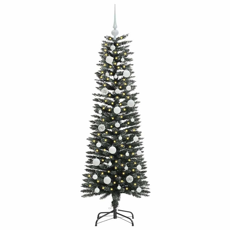 Load image into Gallery viewer, Vidaxl kunstkerstboom met 150 led groen 120 cm pvc en plastic en staal
