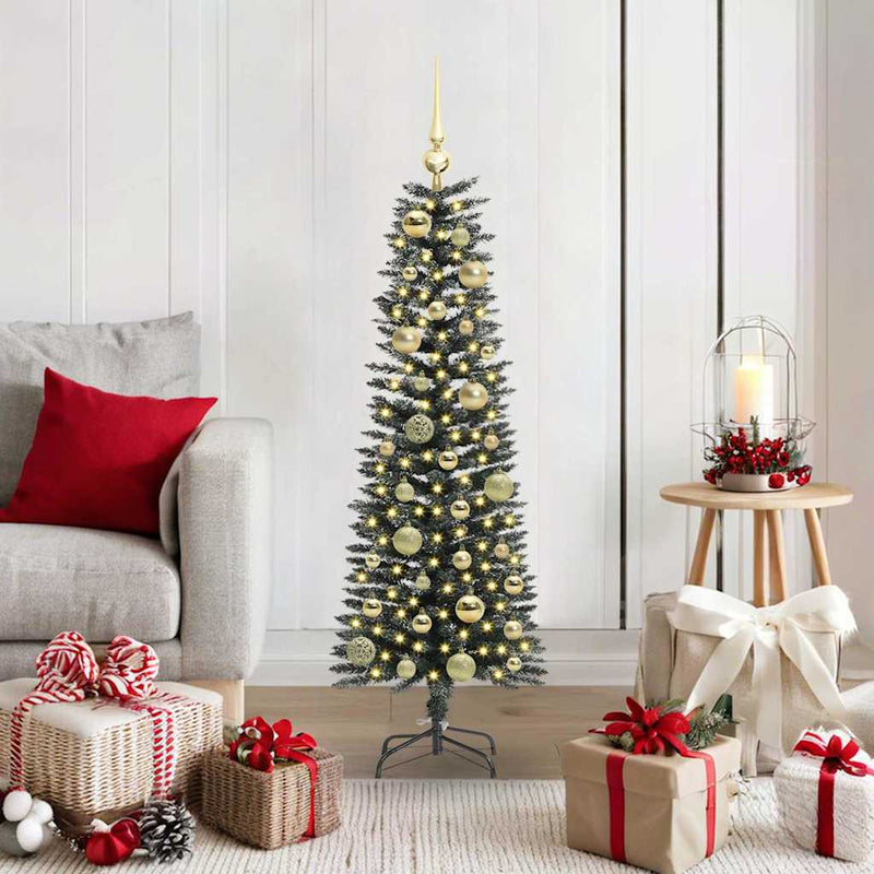 Load image into Gallery viewer, Vidaxl kunstkerstboom met 150 led groen 120 cm pvc en plastic en staal
