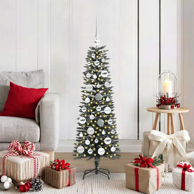 Load image into Gallery viewer, Vidaxl kunstkerstboom met 150 led groen 120 cm pvc en plastic en staal
