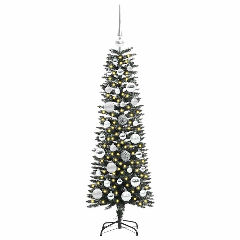 Load image into Gallery viewer, Vidaxl kunstkerstboom met 150 led groen 120 cm pvc en plastic en staal

