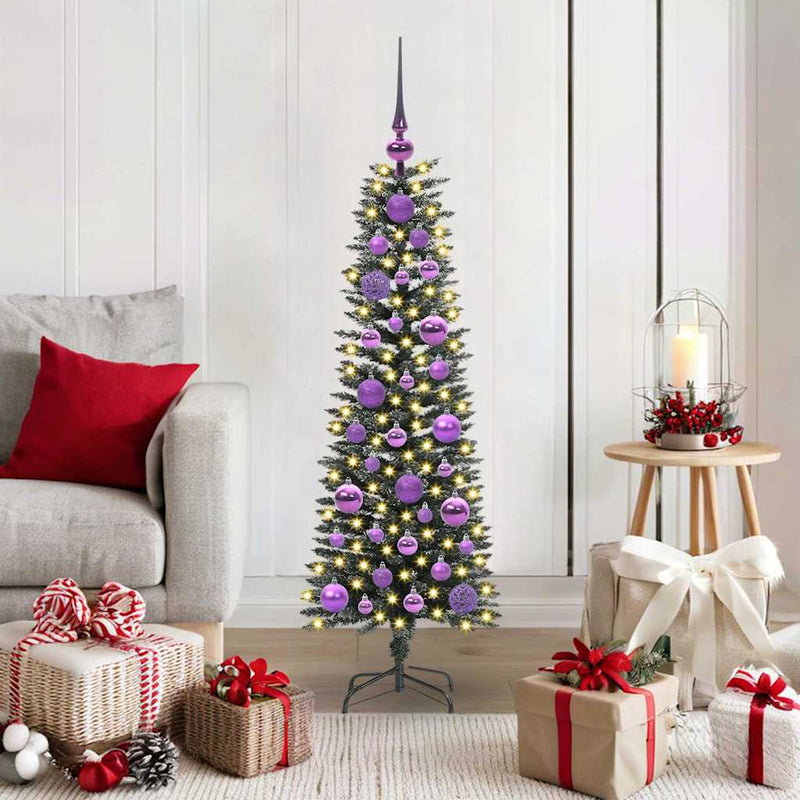 Load image into Gallery viewer, Vidaxl kunstkerstboom met 150 led groen 120 cm pvc en plastic en staal
