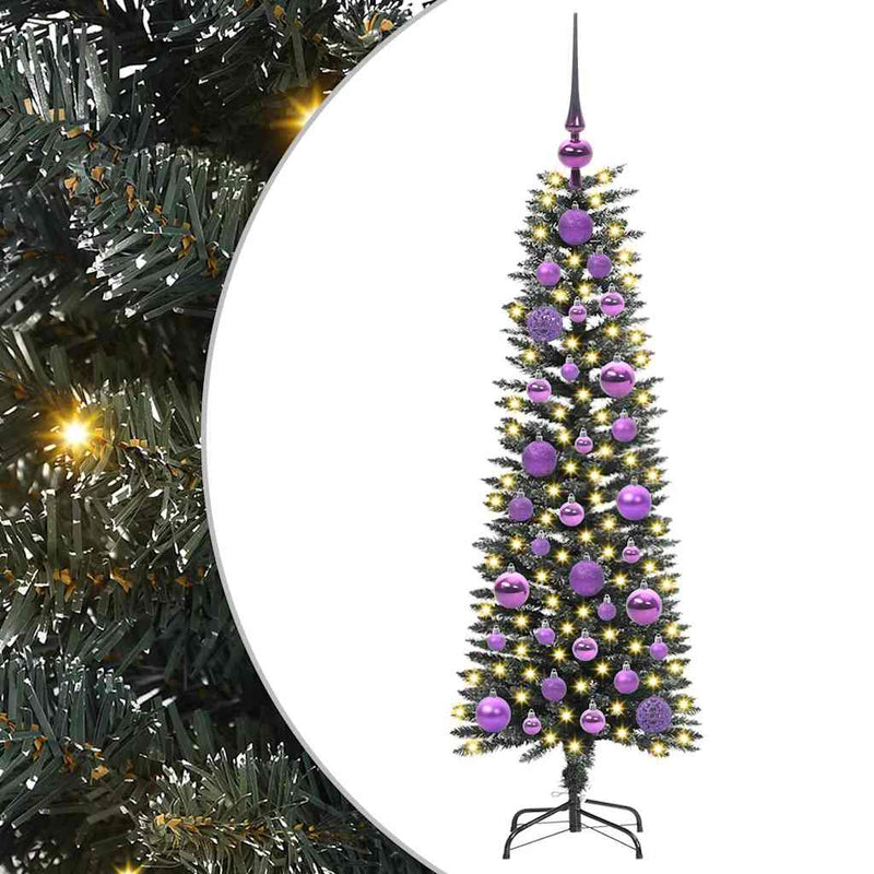 Load image into Gallery viewer, Vidaxl kunstkerstboom met 150 led groen 120 cm pvc en plastic en staal
