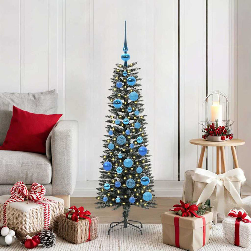 Load image into Gallery viewer, Vidaxl kunstkerstboom met 150 led groen 120 cm pvc en plastic en staal
