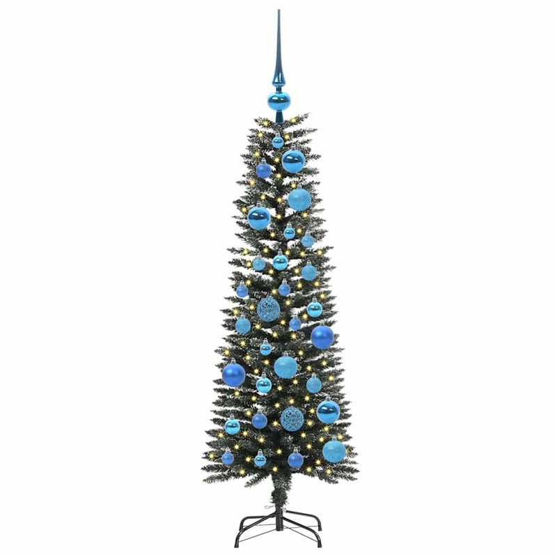 Load image into Gallery viewer, Vidaxl kunstkerstboom met 150 led groen 120 cm pvc en plastic en staal
