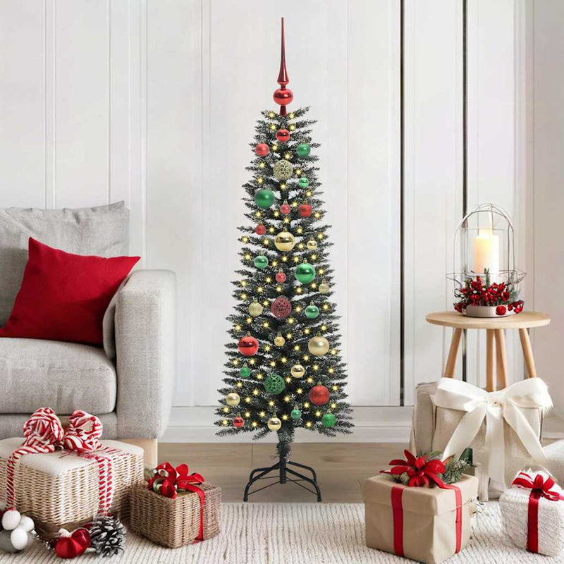Load image into Gallery viewer, Vidaxl kunstkerstboom met 150 led groen 120 cm pvc en plastic en staal
