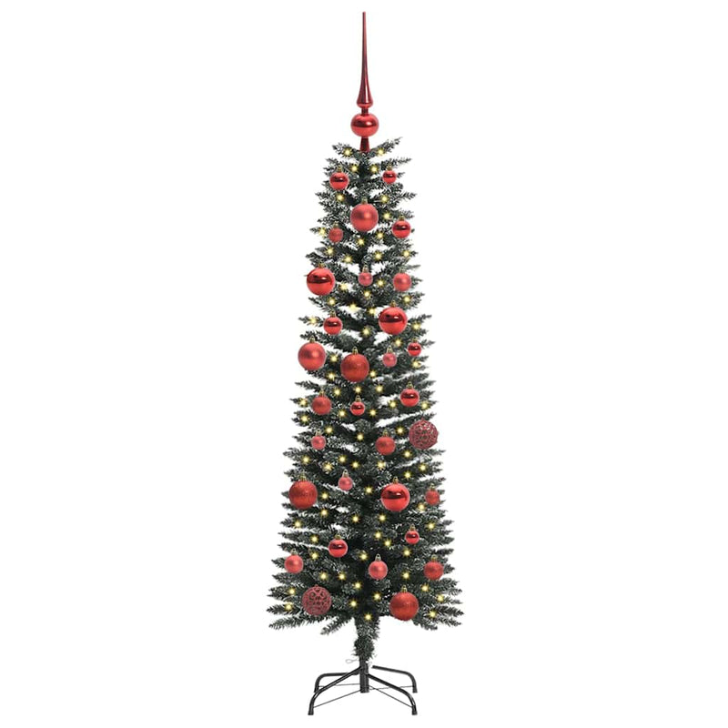 Load image into Gallery viewer, Vidaxl kunstkerstboom met 150 led groen 150 cm pvc en plastic en staal
