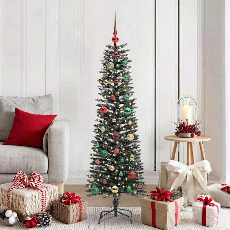 Load image into Gallery viewer, Vidaxl kunstkerstboom met 150 led groen 150 cm pvc en plastic en staal
