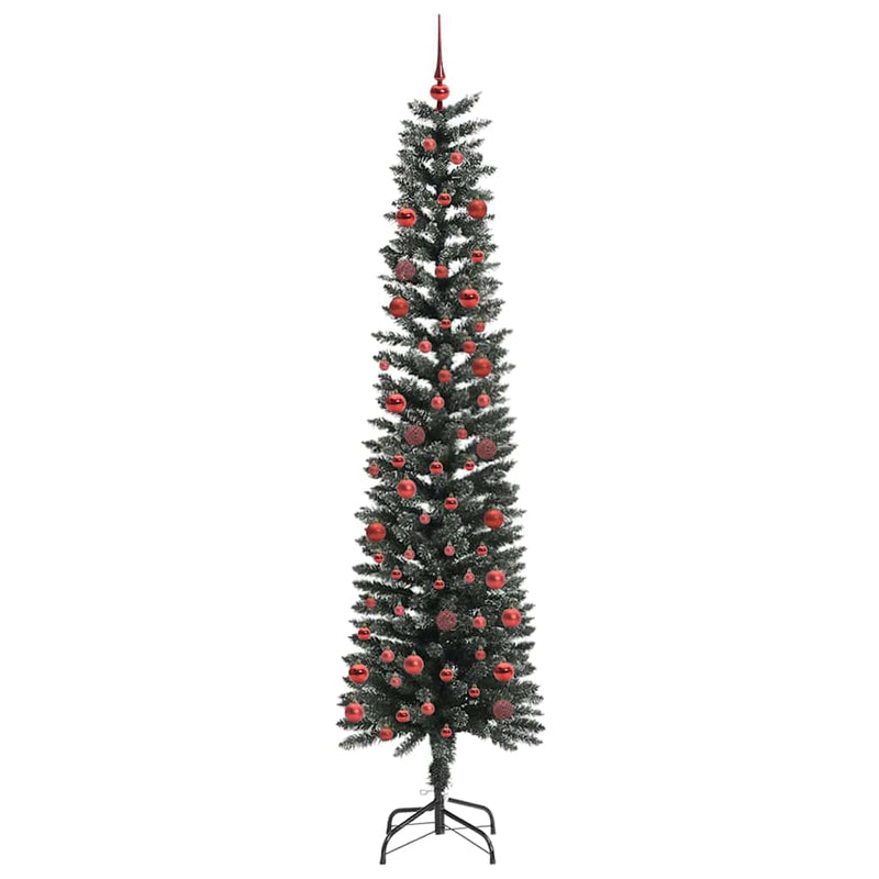 Load image into Gallery viewer, Vidaxl kunstkerstboom met 300 led groen 210 cm pvc en plastic en staal
