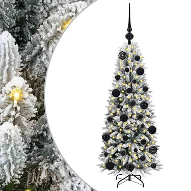 Vidaxl kunstkerstboom wit 120 cm pvc en plastic en staal en pe