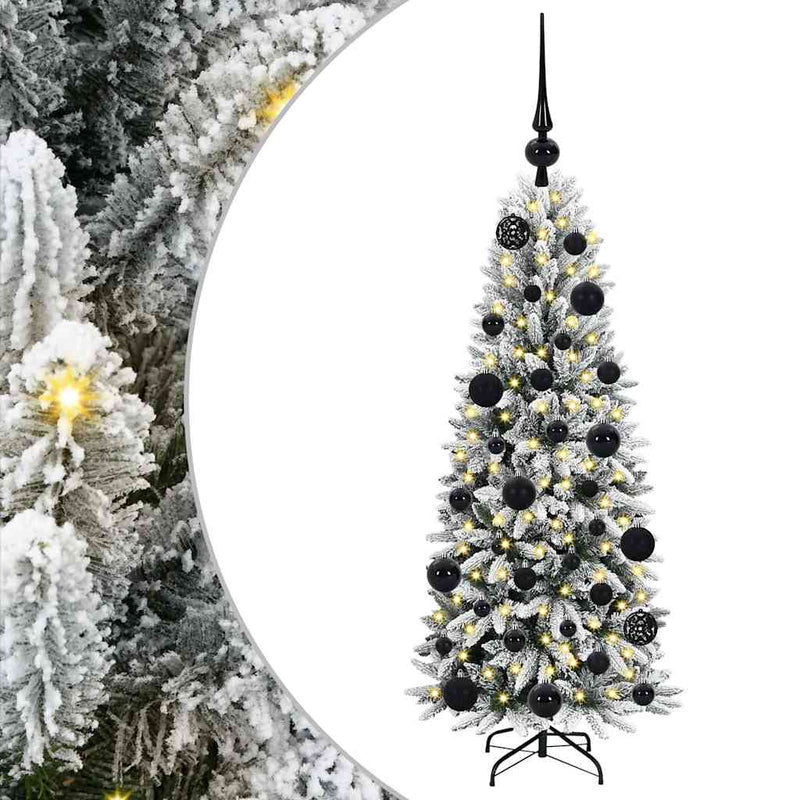 Load image into Gallery viewer, Vidaxl kunstkerstboom wit 120 cm pvc en plastic en staal en pe
