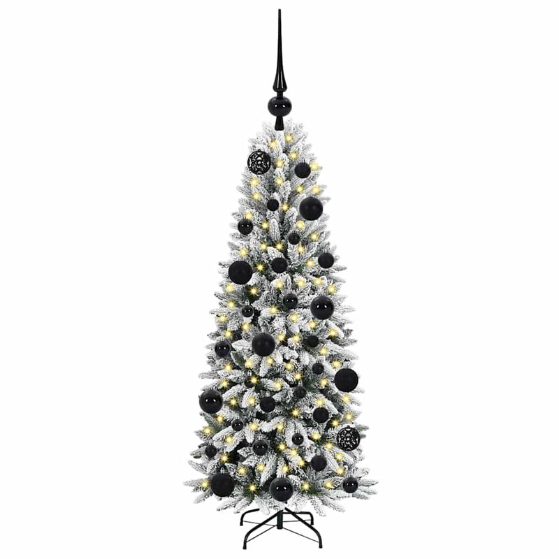 Load image into Gallery viewer, Vidaxl kunstkerstboom wit 120 cm pvc en plastic en staal en pe
